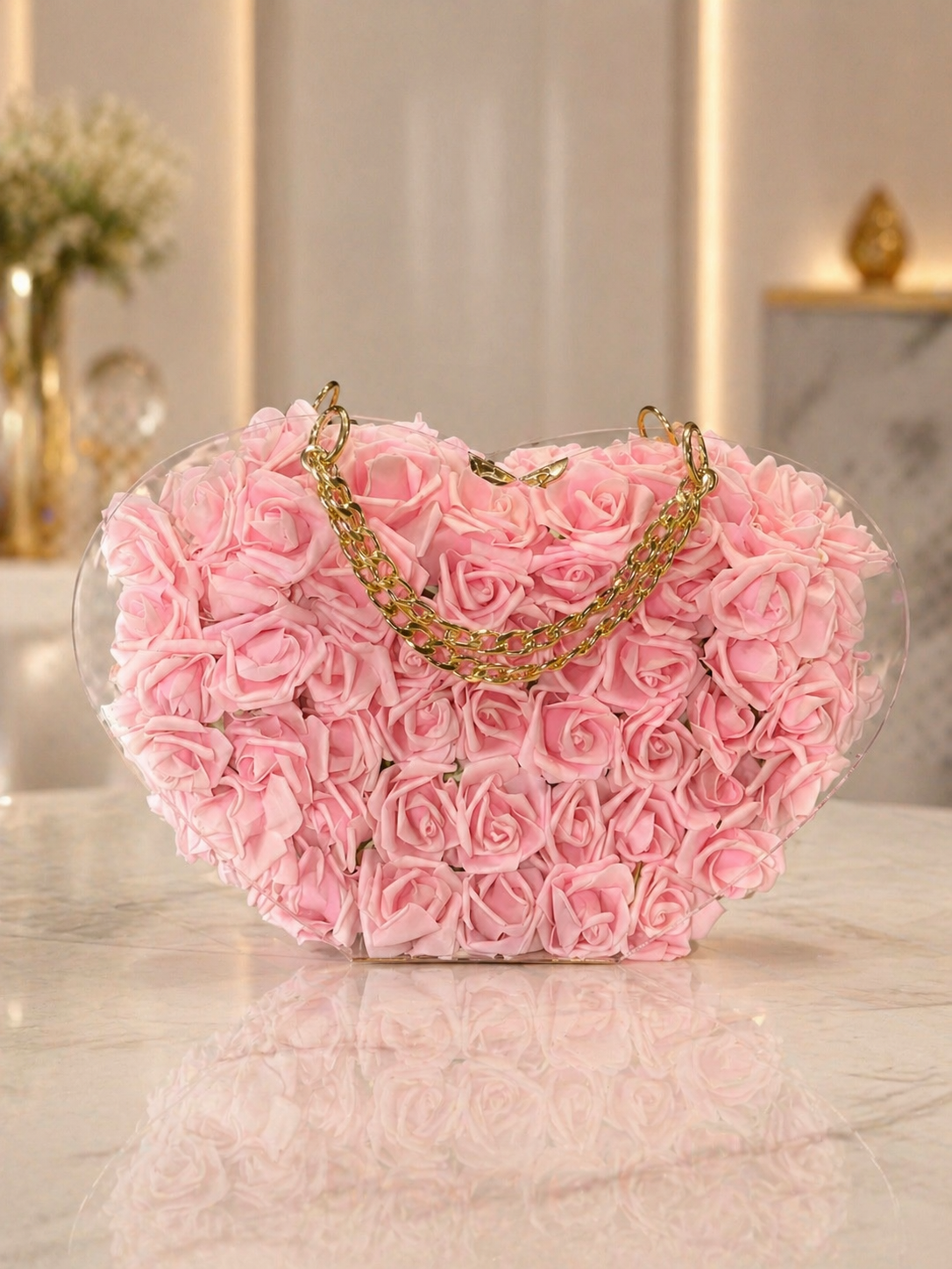 Sac Floral de Luxe - Sweet Love Heart