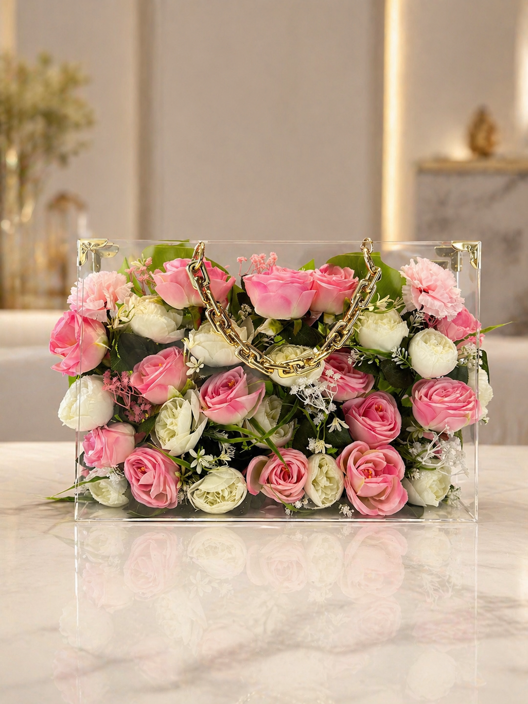 Sac Floral de Luxe en Roses